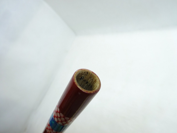 月瀬作・玉の柄 メッシュ&ブルーアワビ 西村釣具製作所